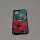Hibiscus Flower Hummingbird Case for iPhone 11