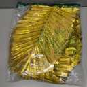 CCINEE 12 PCS Golden Artificial Palm Leaves, Assorted Sizes Faux Large Palm Fronds Fake Tropical Plant Simulation Safari Leaves with Stems for Home Hawaiian Luau Party Jungle Beach Theme Party