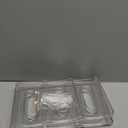 LARGER Compartment - Stackable Water Bottle Organizer Holder - for Stanley & Others' Large Tumbler - Clear Rack, Cup Bottle Holder for Cabinet Home Countertop Fridge Pantry Shelf, 3 Tier Hold 9