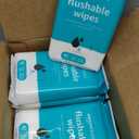 Amazon Basics Flushable Adult Toilet Wipes, Fragrance Free, 42 Count (Pack of 8) (Total 336 wipes) (Previously Solimo)