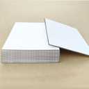 12 pack (12''x12'') One-side White Corrugated Cardboard Sheets,1/8 inch thick, Flat Cardboard Inserts for Mailing, Packaging & Shipping, Cardboard Backing, Craft Card Board,DIY.