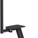HECASA Boat Trailer Steps W/Handle Fit 3.5" or 3" Wide and 5" Tall Trailer Tongue Fit for Most All Boats Universal Adjustable Boarding Steps for The Tongue Black Steel Powder Coated 2 Steps