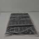 GOBAM Bamboo Bath Mat, Extra Large, 31.50 x 18.35 x 1.3 inches - Non-Slip Floor Mat for Bathroom, Spa, Sauna, Kitchen, Indoor & Outdoor Spaces, Shower Mat for Bathroom Decor - Black