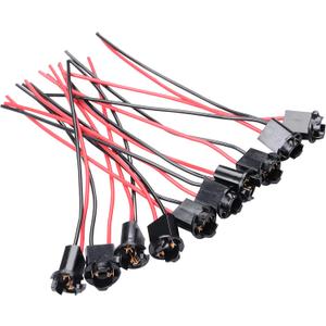 10packs Car T10 W5w LED Bulb Socket Lamp Extension Holder Connector