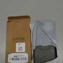 SUPFINE Magnetic for iPhone 14 Case & iPhone 13 Case (Compatible with MagSafe)(Military Grade Drop Protection) Translucent Matte Shockproof Phone Cover,Black