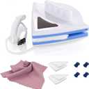 Double Sided Window Cleaner - Magnetic Window Glass Wiper Cleaning Tool for with Microfiber Cleaning Cloth (Pink) High-Rise Household Clean Windows Thickness 0.1''-0.3'' (Blue)