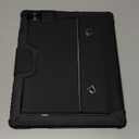 Nillkin Keyboard Case for iPad Air 13-inch (M3 2025/M2 2024), iPad Pro 12.9-inch (6th/5th/4th/3rd Gen) Rugged Case with Detachable Keyboard, Magic Trackpad, 7-Color Backlit, Portrait/Landscape, Black