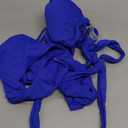 OMKAGI Women Sexy Thong Bikini Swimsuit Set Push Up String Brazilian Bathing Suits (Medium, Royal Blue)