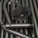 Dog Shade Shelter Outdoor, 4'x4'x3' Extra Large Dog Tent Outdoor, Dog Shade for Outside with Waterproof Roof, Grey Sun Rain Cover for Pet Cat Goat Pig Small Animals and Livestock