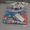 Poetsky Summer Womens Tunic Tops for Leggings with Pockets Short Sleeve Casual Long T Shirts S-3XL (Blue, M)