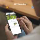 EZVIZ 360 Security Camera Outdoor, WiFi Camera for Home Security, Surveillance Camera, No Subscription with Motion Detection, Color Night Vision, Audio Pick-up, Waterproof, Alexa/Google, 256GB| C8C