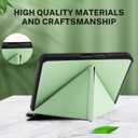 Case Compatible with 8" Kobo Forma(Model N782, 2018 Release Version), Includes a Screen Protector - Premium PU Leather Cover with Auto Sleep/Wake (One Size, Light Green)