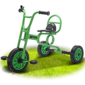 Kids Tricycle for Ages 3+, Preschool Daycare Playground Kids Balance Bike, Home Toddler Trike with Bell and Rubber Wheels, Boys and Girls Indoor/Outdoor Play Equipment, Medium