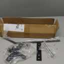 ERYTLLY Extended Rail Hook Fence Deck Heavy Duty Bird Feeder Hook 360 Degree Rotary and Length Adjustable Plant Bracket for Bird Feeders, Planters, Suet Baskets, Lanterns, Wind Chimes and More