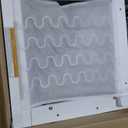 Storkcraft Premium Hoop Glider & Ottoman (White/Gray)  GREENGUARD Gold Certified Nursery Glider, Solid Wood Craftsmanship, Smooth-Gliding Nursery Chair and Ottoman, Award-Winning