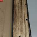 Meangood Floating Shelves Wall Mounted Set of 2, Rustic Wood Wall Storage Shelves for Bedroom,Living Room,Bathroom, Kitchen Torched Wood (Carbonized Black)