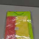 Adorox 12 Assorted (13" h x 10" w x 4 1/2" d) Bright Neon Colored Party Present Paper Gift Bags Christmasd Holidays Thanksgiving Easter Halloween Mothers Day All Occasion