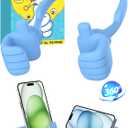 Gifts for Teen Boys Girls Kids: Thumbs Up Lazy Phone Stand Cell Phone Holder Gift for Men Women Adults Funny Gadgets Teenage Dad Father Husband Wife Who Have Everything Stocking Stuffers Cute Things (Macaron Blue)