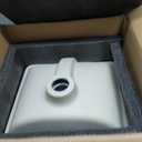 14 Inch Small Undermount Bathroom Sink White Ceramic Rectangular Under Counter Bathroom Sink for Cabinet Porcelain Vanity Sinks,Overflow Type (14.4"x12.7")