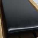 Pilates Box, Pilates Reformer Sitting Box, Vegan Leather Cover, Foam Padding with Wood Frame, for Home or Studio Workout