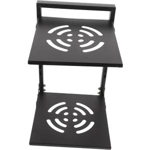 Wear-resistant Two-layer Pot Rack with Corner Design Capacity Kitchen Pan Organizer for Home and Apartment Smooth Edges Small Corner Shelf for Safe and Practical Storage