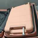 imiomo Hard Shell Luggage Sets 5 Piece for Women, Lightweight Hardside Rolling Suitcase Set with Spinner Wheels and TSA Lock, Pink