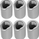 BESPORTBLE 6Pcs Corner Protectors for Furniture Soft Silicone Edge Guards and Drawer Pull Handle Covers Baby Proofing Bumpers for Cabinets and Drawers 1.10X0.70X0.47In