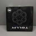 Music Boxing Machine, Interactive Punching Trainer with Boxing Gloves, Large Size Wall Mounted Electronic Boxing Target for Adult Kids, 9 Modes & 9 Speeds (Black)