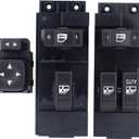 MOTOKU Front Driver Passenger Side Window Switch and Mirror Switch for Sierra Silverado 1500 2500 3500 2000-2002