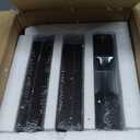 ZOLAPI 3 pcs Independent Letters EAT.Glam Crystal Diamond Letters.Silver Mirror Glass Home Decoration for Wall, Kitchen,Living Room, Fireplace, Bookshelf and Table.