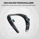 Monster Boomerang Petite Neckband Bluetooth Speakers, Neck Speaker with 15H Playtime, aptX High Fidelity 3D Stereo Sound, Low Latency, Built-in Mic, IPX5 Waterproof Wearable for Home Outdoor