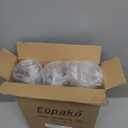 Eupako 9 oz Plastic Cups with Lids 100 Sets, Disposable Clear Cups with Lids, Cold Drink Containers for Beverage, Parfait, Smoothie