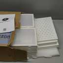 Pinkpum 15 Pack X-Large Shoe Storage Boxes Fit US Size 11, Shoe Organizer for Closet Clear Plastic Stackable Shoe Dispaly Case Holder Bins, Sneaker Storage for Sneakerheads White for Home and Family