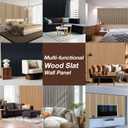 NeatiEase Wood Panels for Wall Color Samples Pack, Soundproof Wood Slat Wall Panel for Interior Wall Decor Noise Cancelling