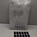 12 PACK Multi-Use Clear Plastic Storage Bins for Organizing w/ Labels - Home, Kitchen, Bathroom, Office, Pantry Cabinet Shelf Organizer Bins - SOHO Collection, RV, Fridge Organization Containers (Medium)