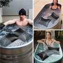 XANGNIER 2 Pack Reusable Extra Large Ice Bath Bags,Upgraded Large Capacity Bathtub Freezer Anti-Breakage Water Bag,Cold Plunge Accessories,Ice Bath Tub Accessories at Home,26L