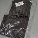 Women's Micro Flared Fleeced Sweatpants - Elastic Waist Drawstring, Warm Fleece for Winter Daily Wear (Brown, S)