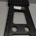 Delxo Folding Step Stool 17.5 Inch Non-Slip Foldable Stools for Kids & Adults Up to 300 LBS Kitchen Collapsible Fold Up Stepping Stool with Dotted 1 Pack Black