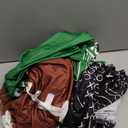 3 Pcs Football Cylinder Pedestal Stand Covers Spandex Plinth Football Themed Cylinder Stand Covers for Sports Birthday Party Wedding Shower Props Decor