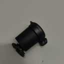 THE BEAM  CORKY Urban Bike Mirror  Folding Rear-view Handlebar Mirror  Convex Lens with 360-degree Rotation (Black)