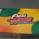 Flexi Hose Expandable Garden Hose with 8 Function Nozzle, 100FT - Lightweight Retractable Garden Hose, Water Hose - No-Kink Flexibility, 3/4 Inch Solid Brass Fittings and Double Latex Core