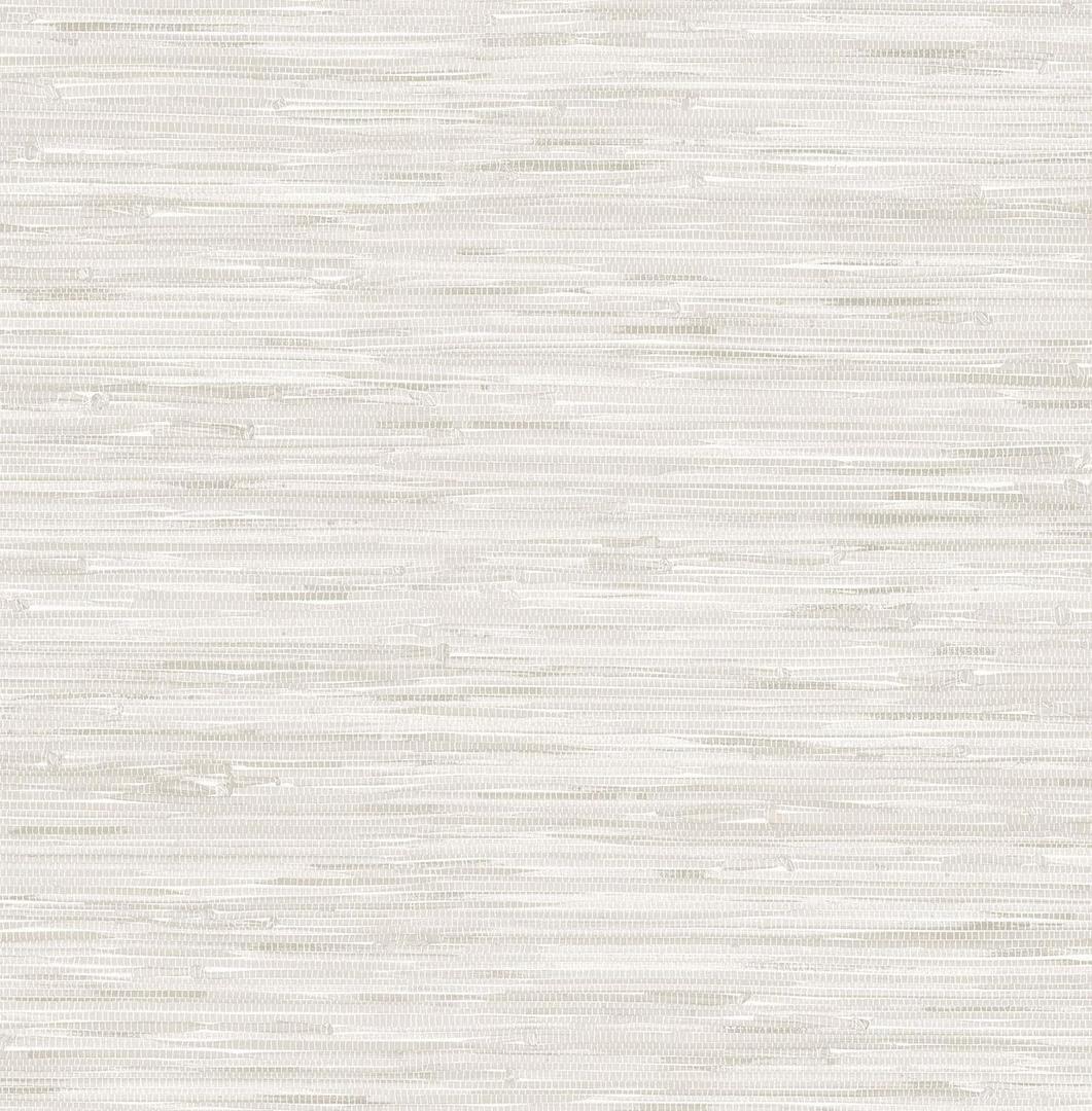NuWallpaper Cream Vinyl Grassweave Peel & Stick Wallpaper, NUS2875