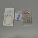 Colorful Press on Nails Medium Almond Fake Nails with 3D Flower Butterfly Designs Muti Colorful Gradient Acrylic Nails False Nails Stiletto Full Cover Glossy Stick on Nails for Women 24Pcs