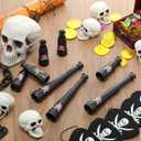 Soulchen 48 Pcs Pirate Party Sets Pirate Eye Patches Telescopes for Kids Black Patches Plastic Telescopes Bulk Halloween Party Favors for Kids Halloween Theme Birthday Supplies