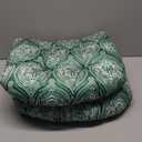 Outdoor Patio Cushion, Rocking Chair Cushion, Tufted Pads, Pack of 2, Green Lantern