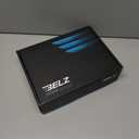 BELZ Single Handle Bathroom Faucet, One Hole Brass Bathroom Vanity Sink Faucets with Deck Plate, Suitable for 1 or 3 Holes, Matte Black