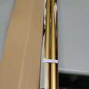 2 Pack Curtain Rods for Windows 48 to 86 Inches4-7.2 Feet, 1 Inch Diameter Adjustable Single Window Rod, Decorative Drapery Rods, Crystal Diamond Finials, Gold