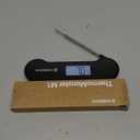 0.5 Sec Instant Read Meat Thermometer Digital with ±0.5℉ Precision, Food Thermometer for Cooking Kitchen Gadgets, Oven Grill Candy BBQ Essentials Accessories, Gifts for Him Dad Men Birthday, Black