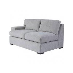 Sectional Sofa, Grey, 87"L x 38"W x 38"H