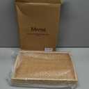 Breakfast Bed Tray for Eating - Foldable Food Laptop Table - Portable Bamboo Raised Serving Tray - Snack Platter with Folding Legs, Eating for Bedroom, Picnic, Sofa Brown